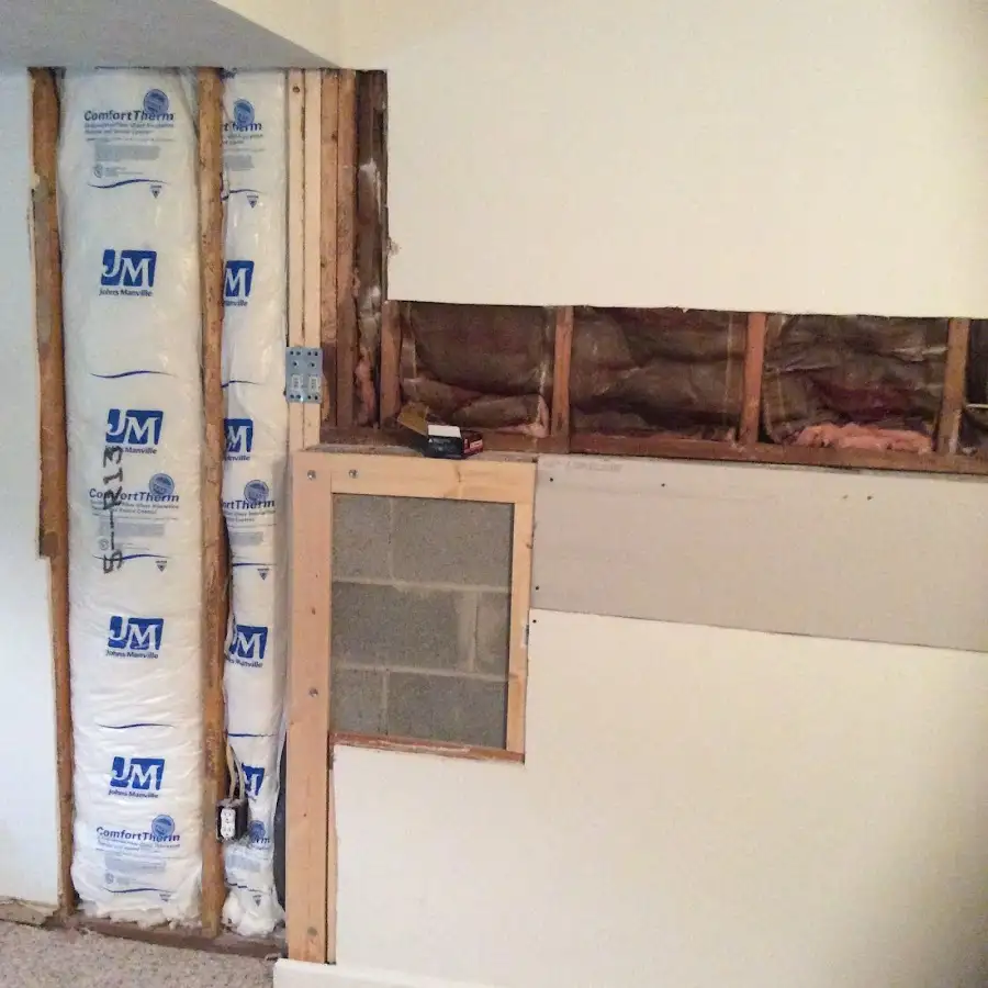 Wall insulation replacement during Odor Removal & Deodorization in Burtonsville